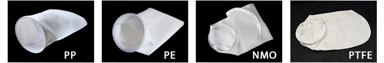 Le filtre industriel fait sur commande cogne le sachet filtre liquide du PE pp PTFE de monofilament de filtration en nylon de l'eau